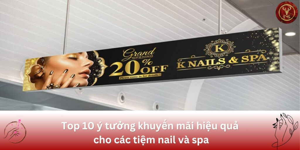 khuyến mãi cho các tiệm nail và spa