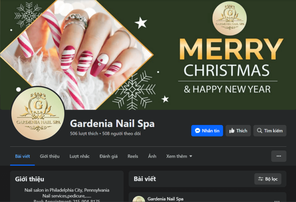 Tiệm nail “Gardenia Nail Spa” by EMS Marketing