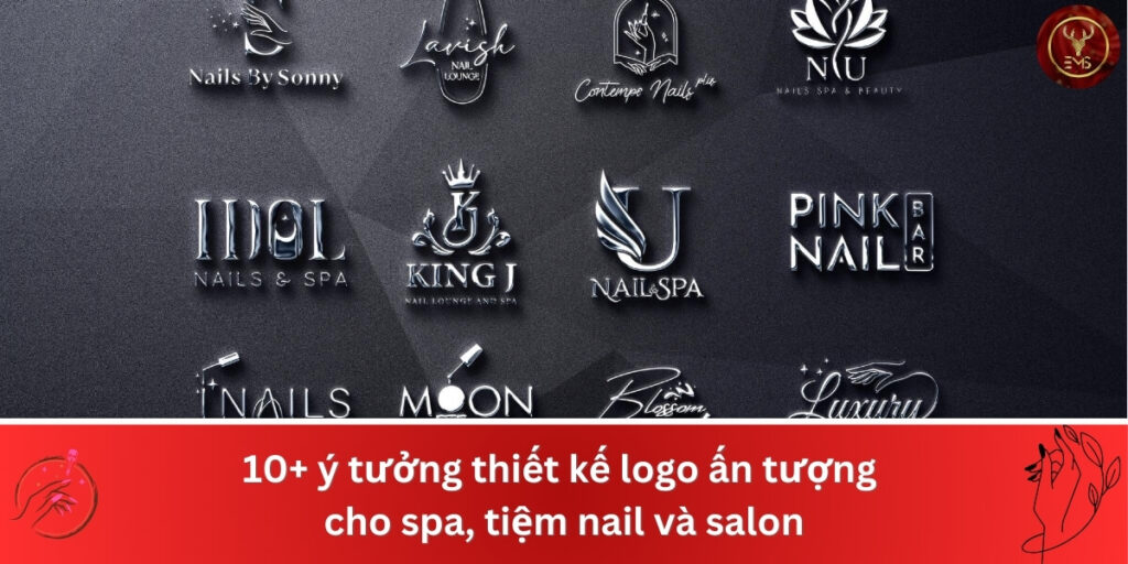 thiết kế logo cho spa, tiệm nail và salon