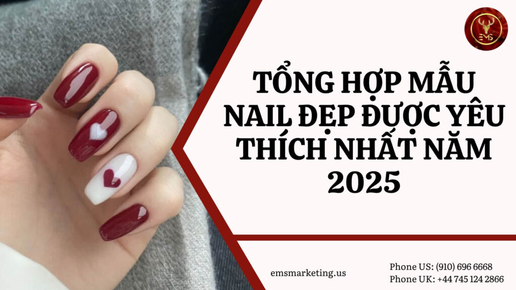 mẫu nail 2025