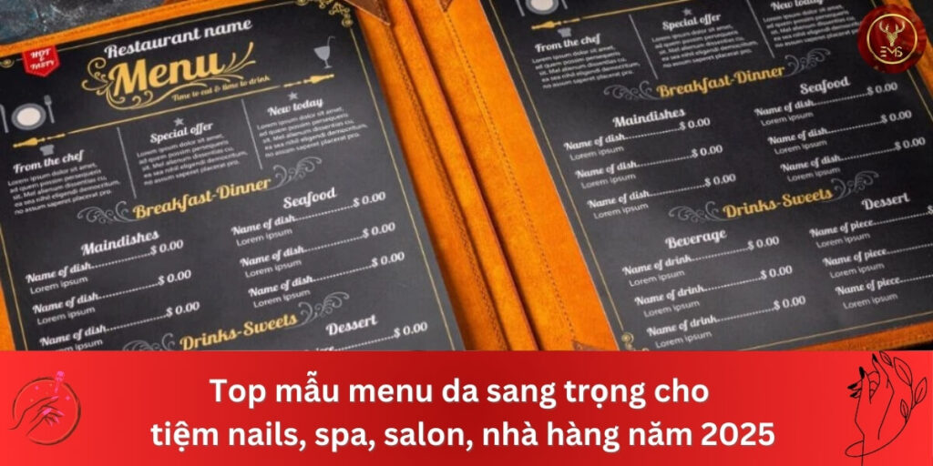 mẫu menu đẹp