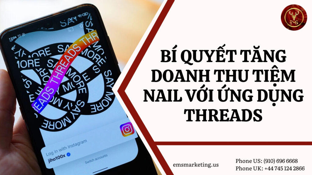 ứng dụng threads cho tiệm nail